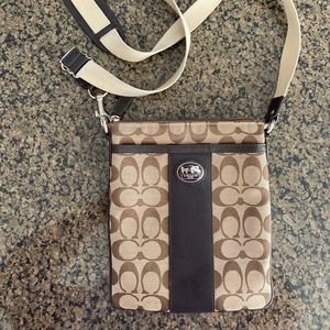 NEW Authentic Coach swing pack cross body purse